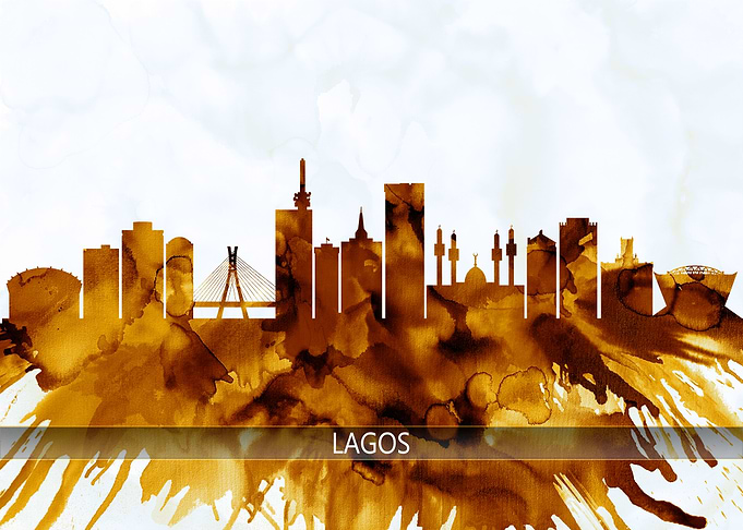 Lagos Nigeria Skyline
