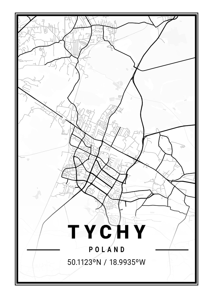 Tychy Light City Map