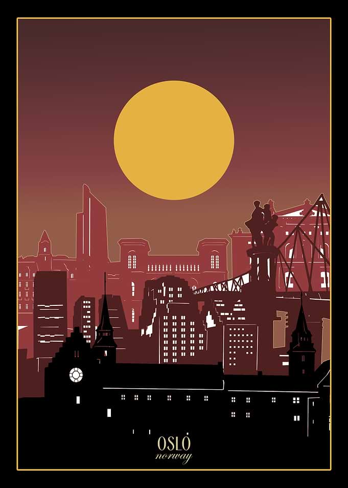 oslo city minimal 3