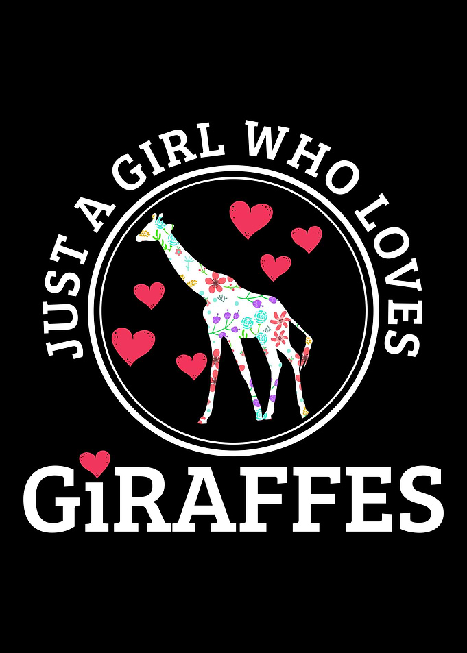 Giraffe Love Girl