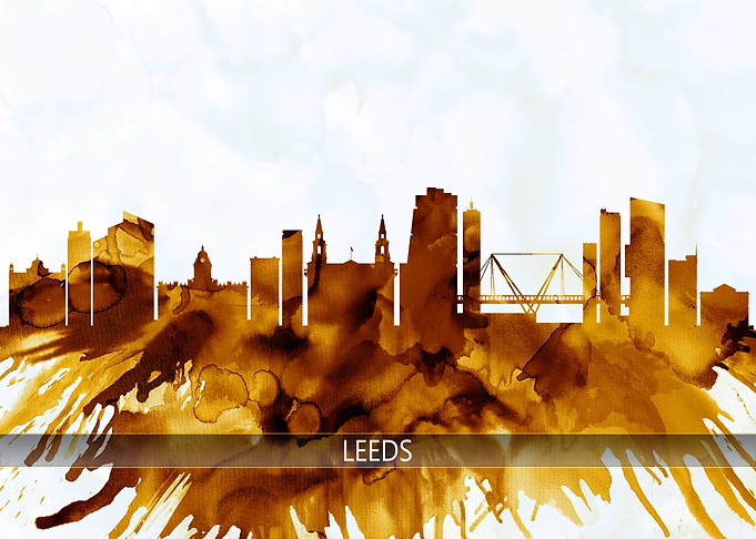 Leeds England Skyline