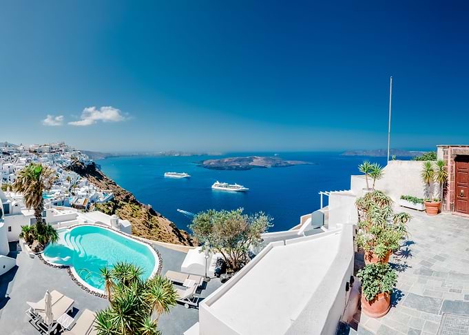 View of Santorini
