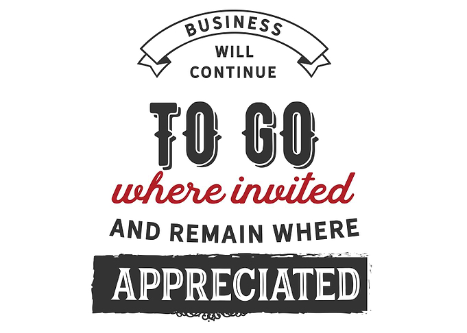 Business will continue
