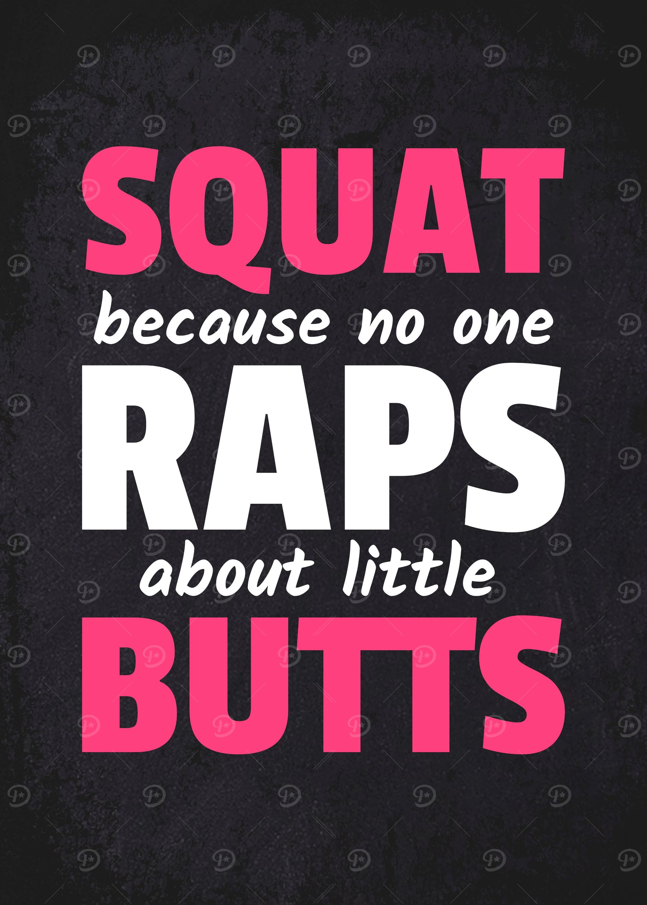 Squats Workout Gym Quote