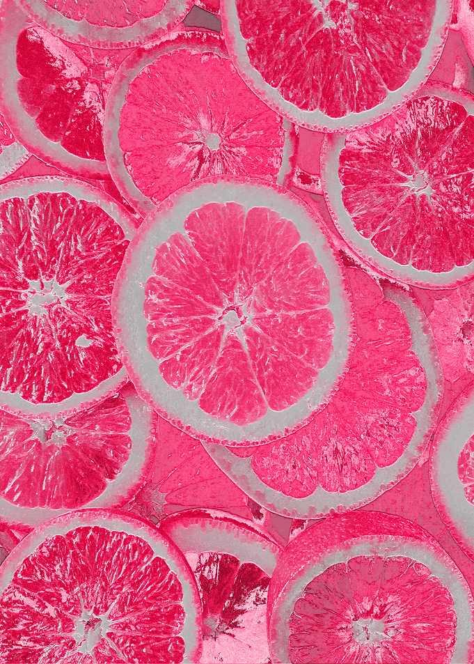 Metallic Lemon Pink Decor
