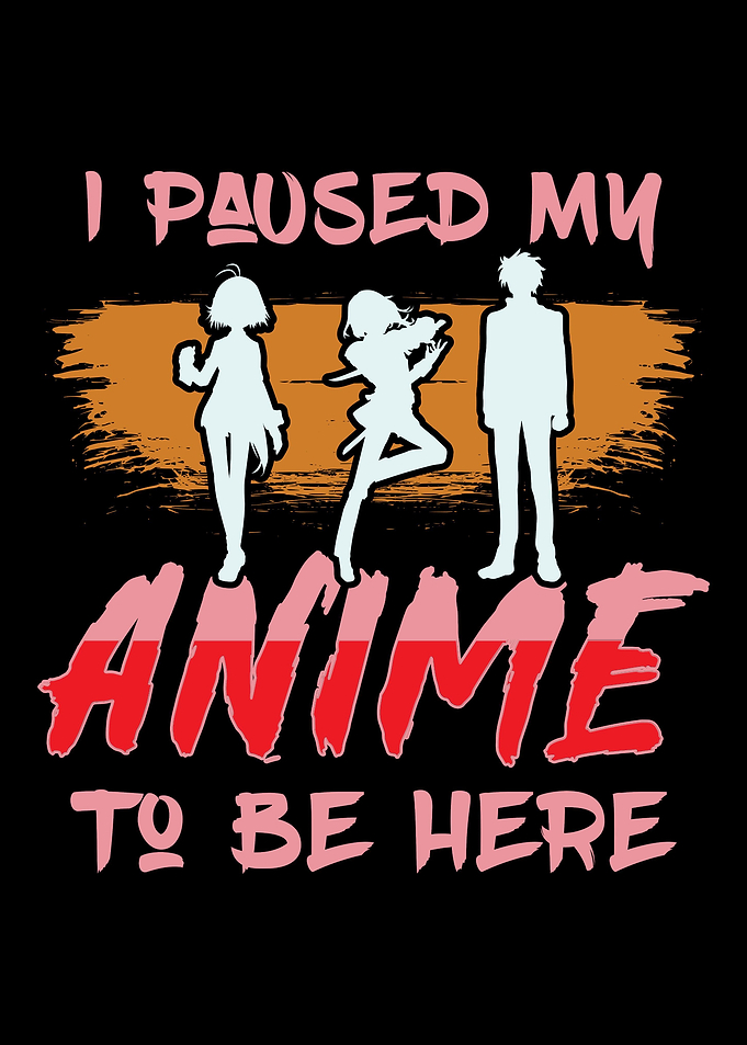 I paused my Anime to be he