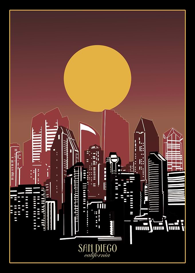san diego city minimal 3