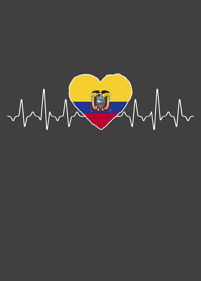 Ecuador Heartbeat Flag