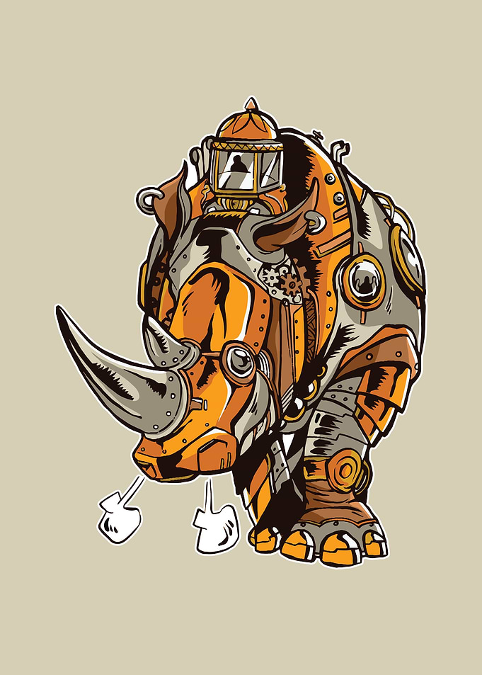 Steampunk Rhino