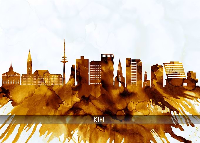 Kiel Germany Skyline