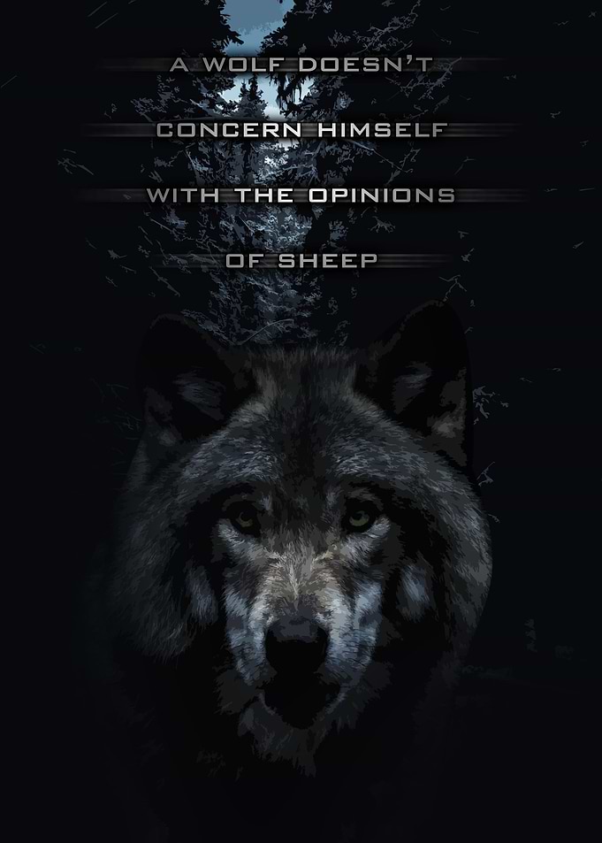 wolf motivation quote