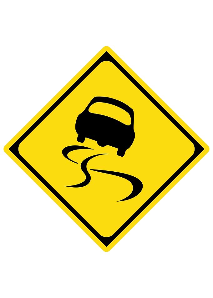 Japanese Caution Road Sign