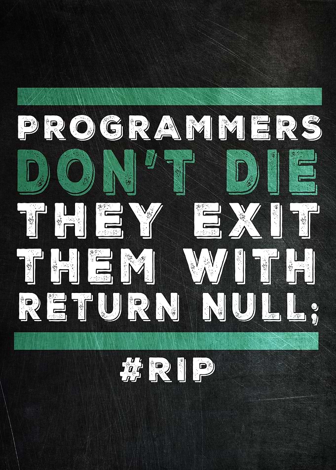 Programmers Do Not Die