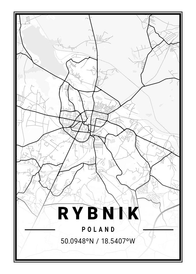 Rybnik Light City Map