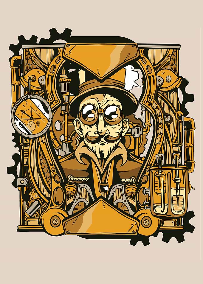 Steampunk Professor
