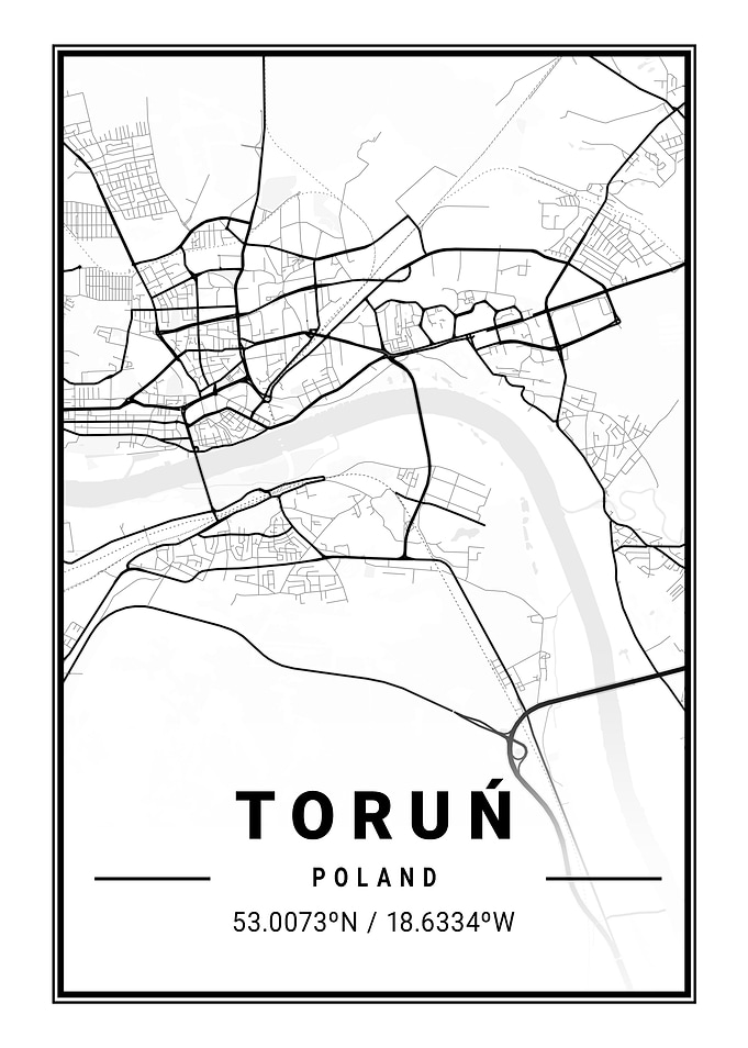 Torun Light City Map