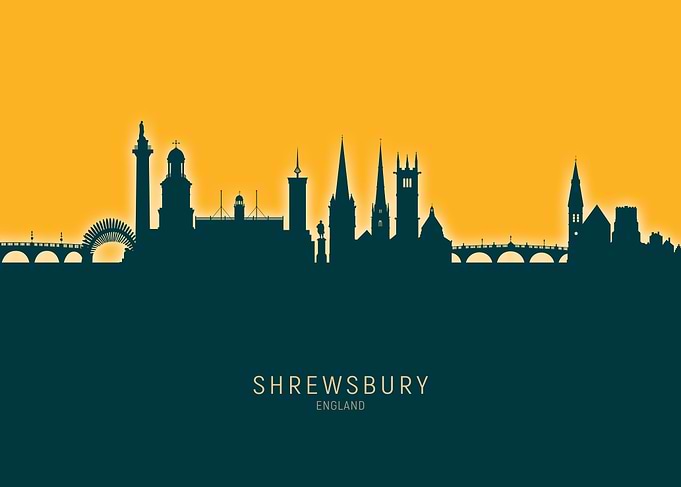 Shrewsbury Skyline England