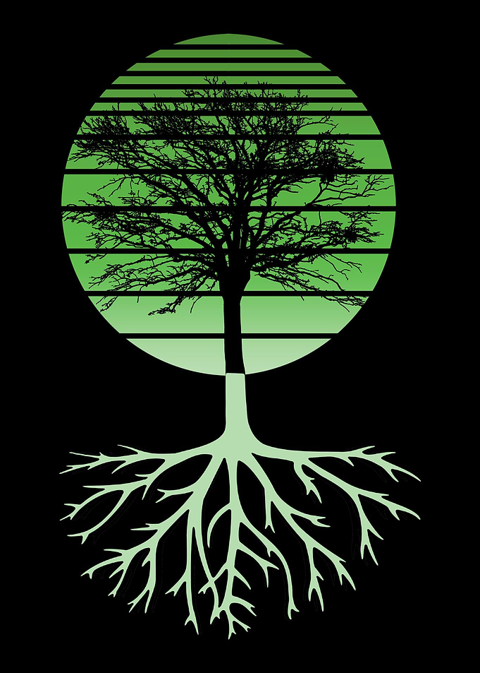 Green Tree Roots