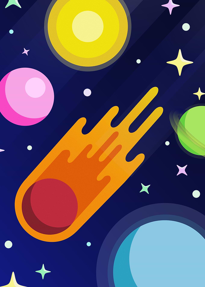 Comet Adventure in Space