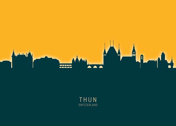 Thun Skyline Switzerland