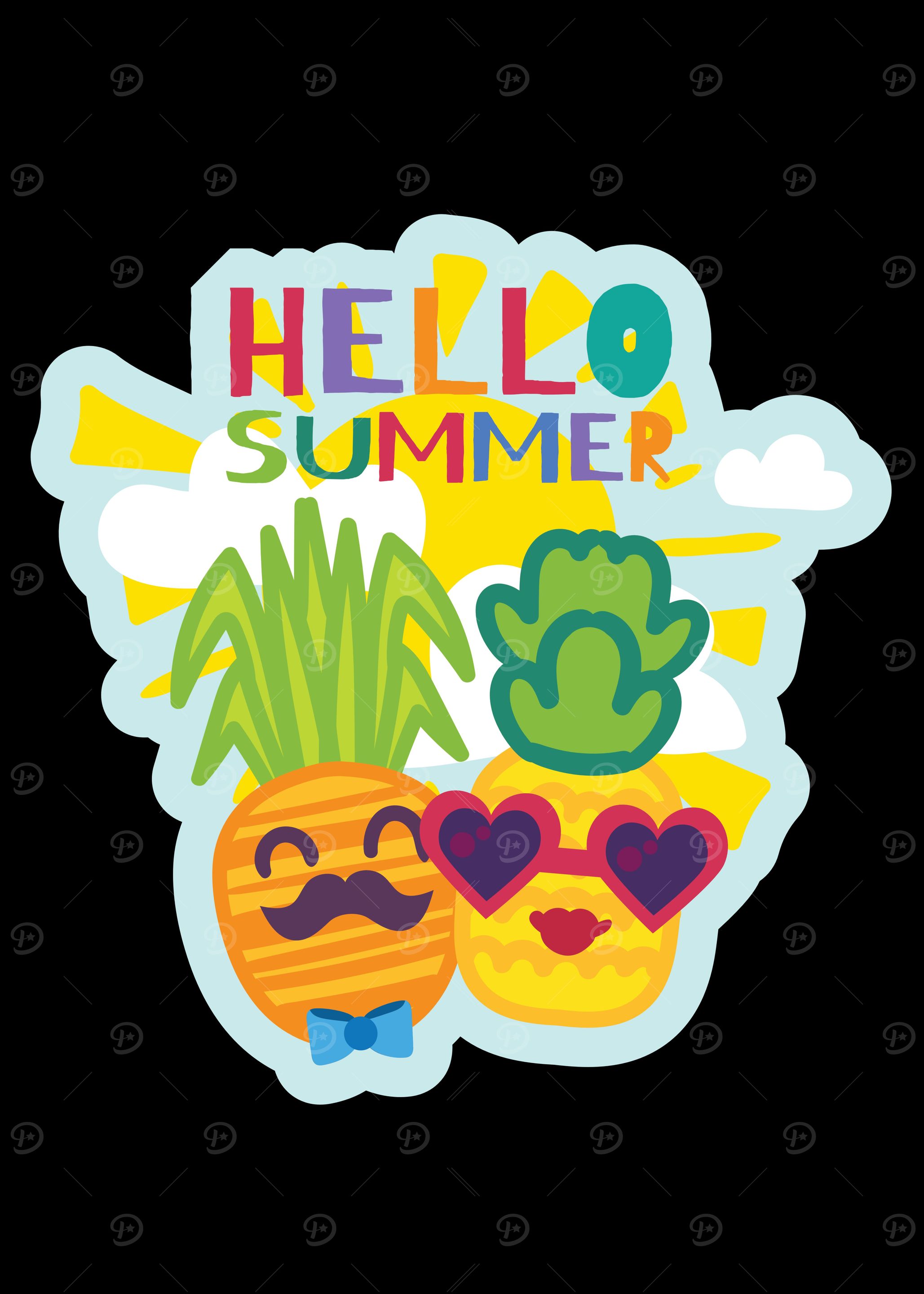 Hello Summer Pineapple