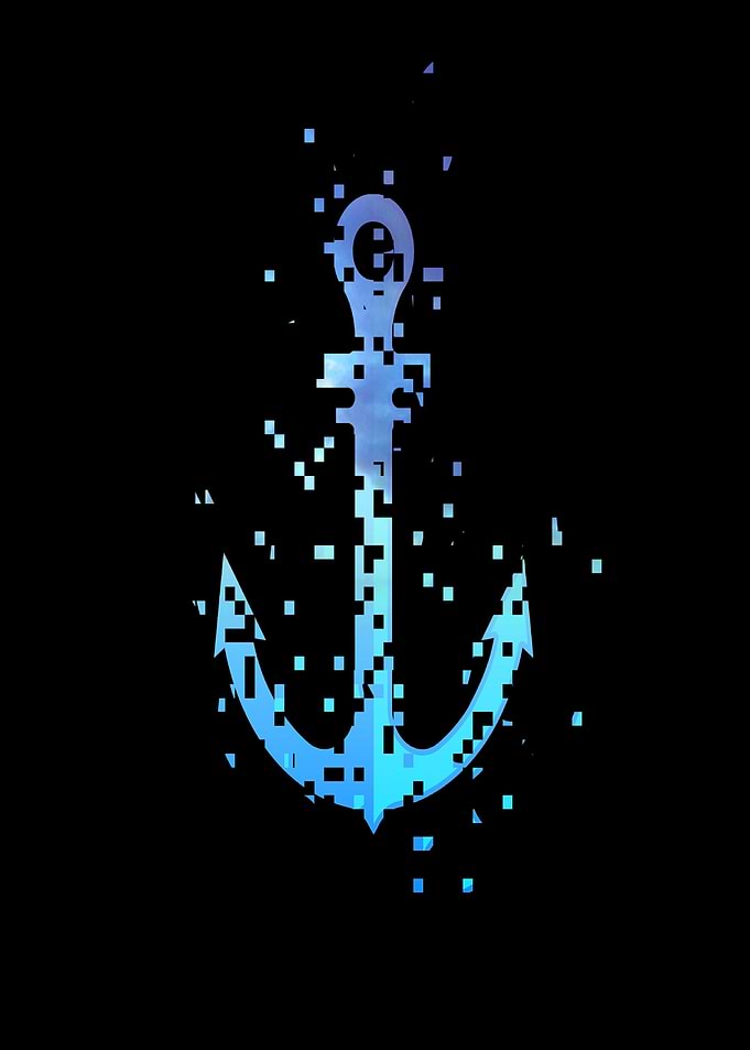 Beautiful sailing anchor