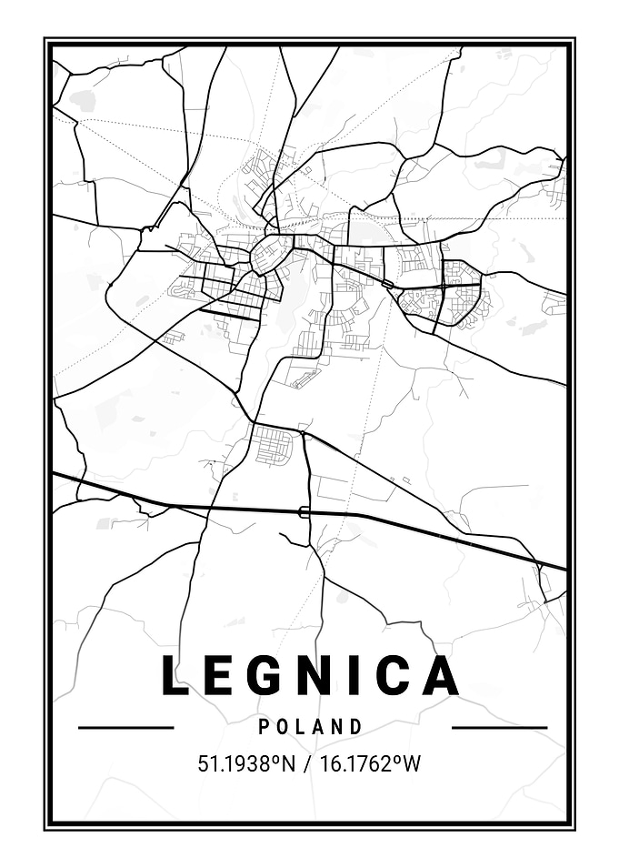 Legnica Light City Map