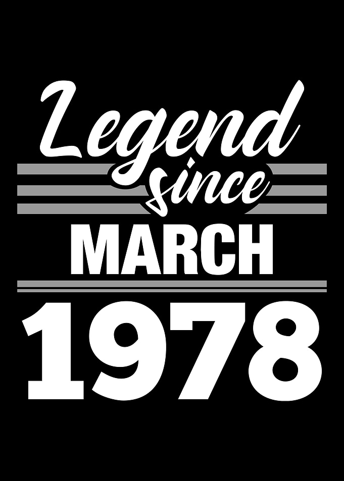Legend Since March 1978