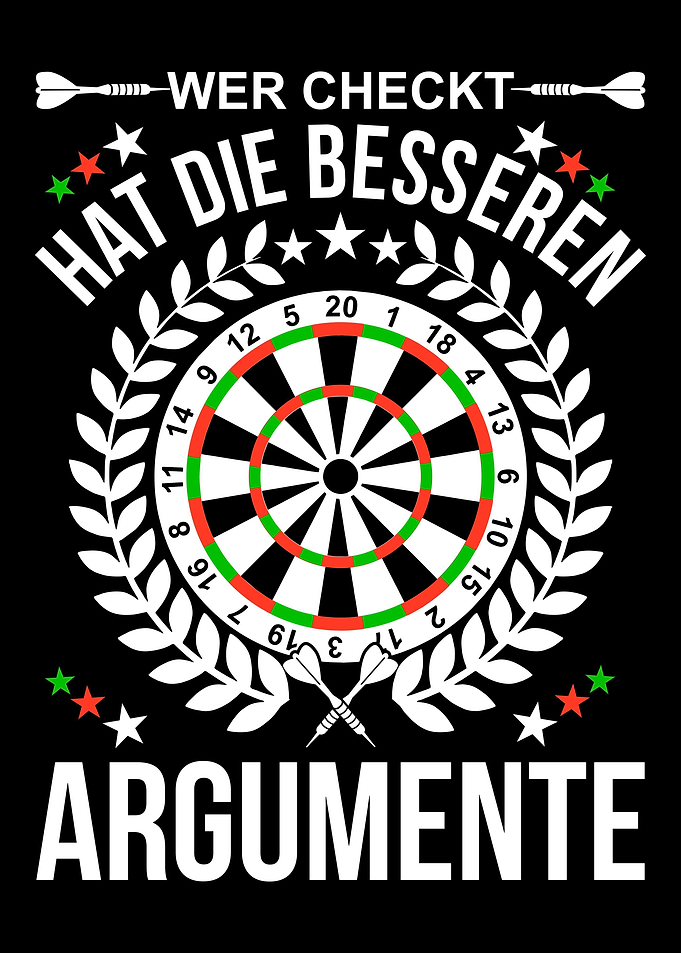 Dart Spruch Geschenk