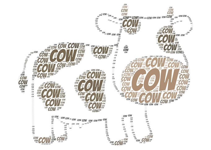 Cow Word Cloud