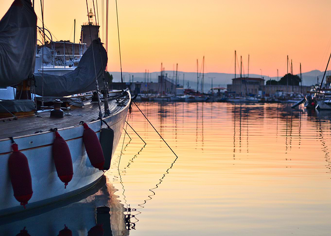 Sailboat in Shore