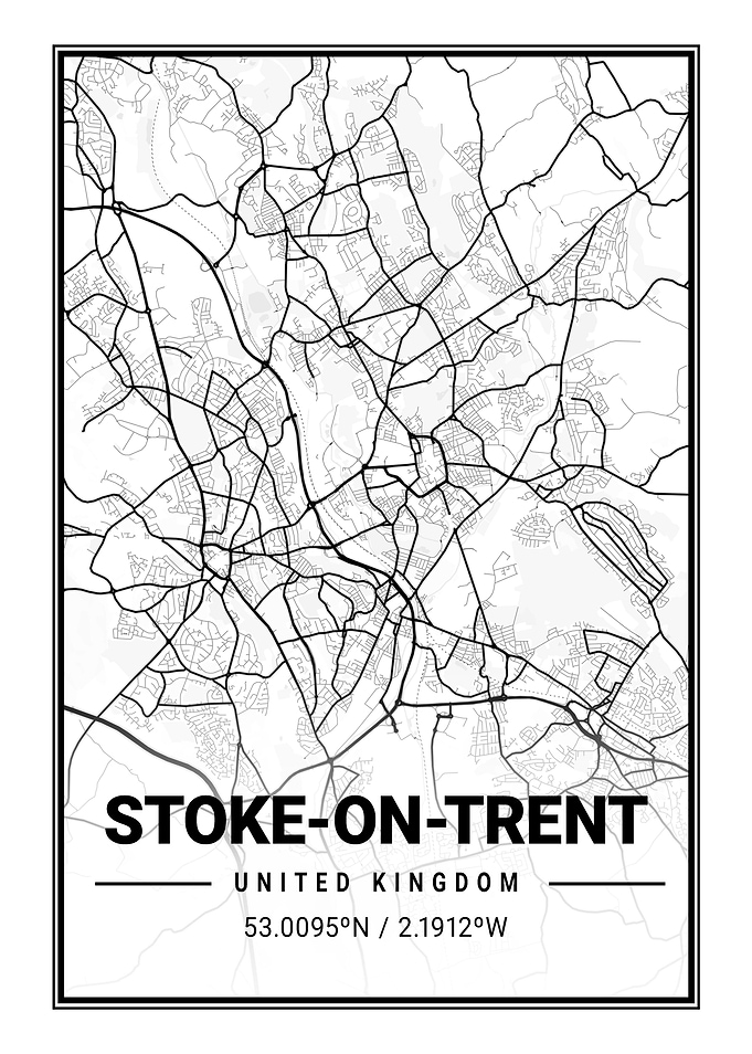 Stoke On Trent Light Map