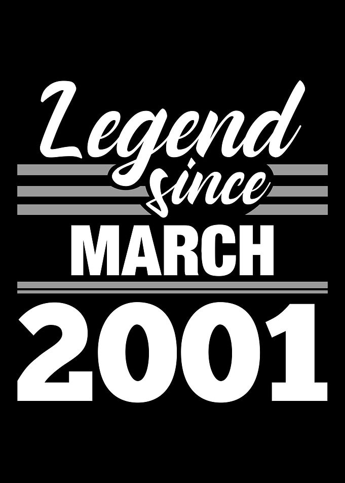 Legend Since March 2001