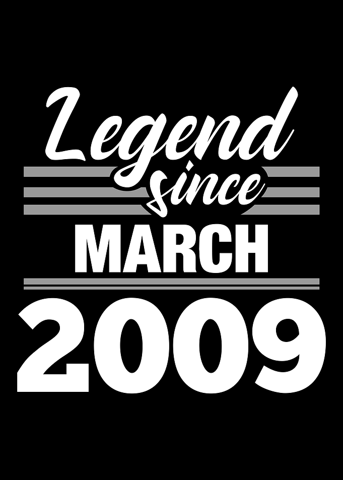 Legend Since March 2009