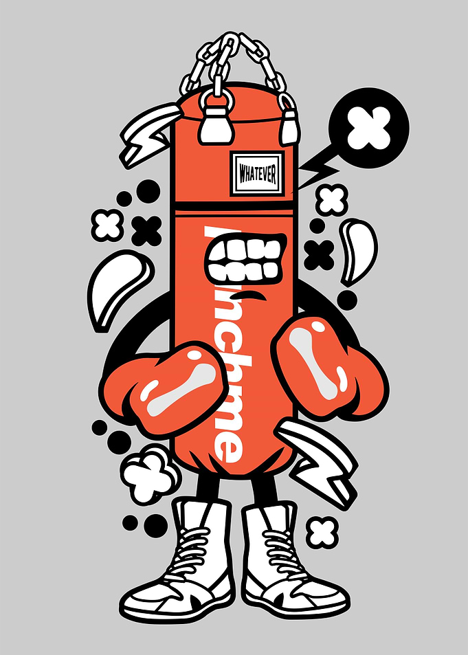 Cartoon Heavy Bag