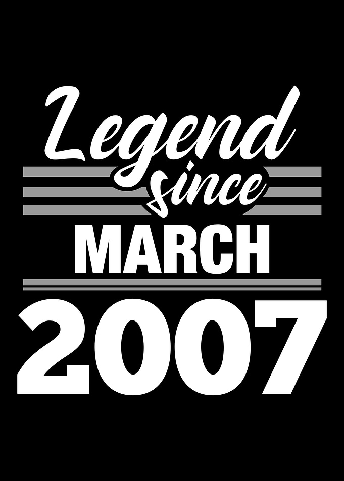 Legend Since March 2007