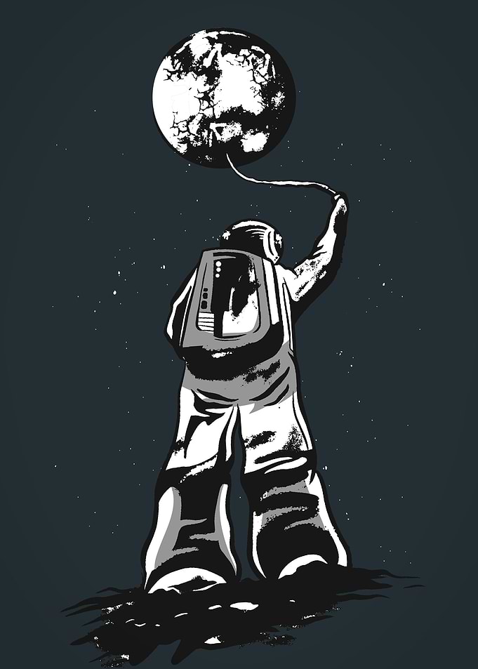 Astronaut Moon