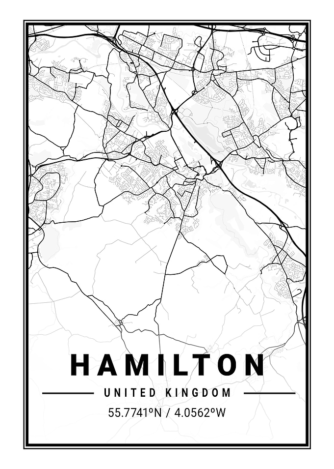 Hamilton Light City Map