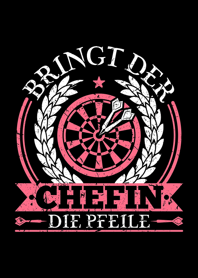 Dart Chefin Dartspielerin