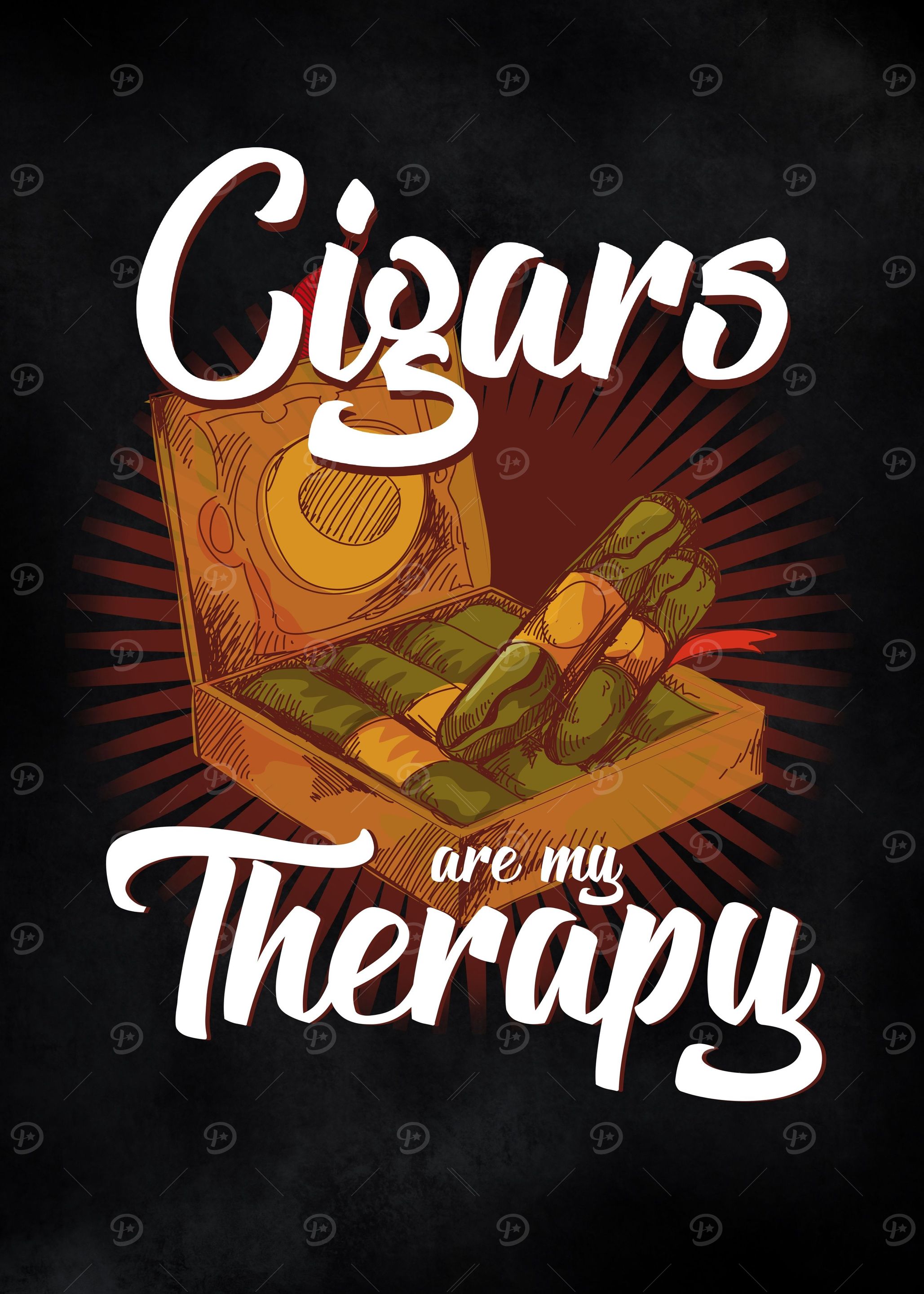 Funny Cigar Smoking Pun