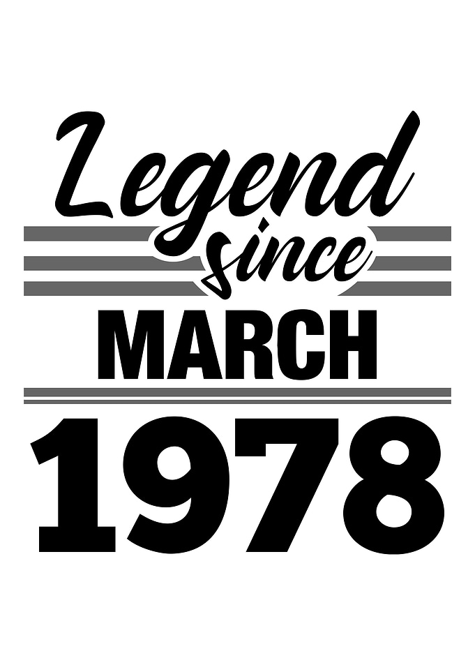 Legend Since March 1978