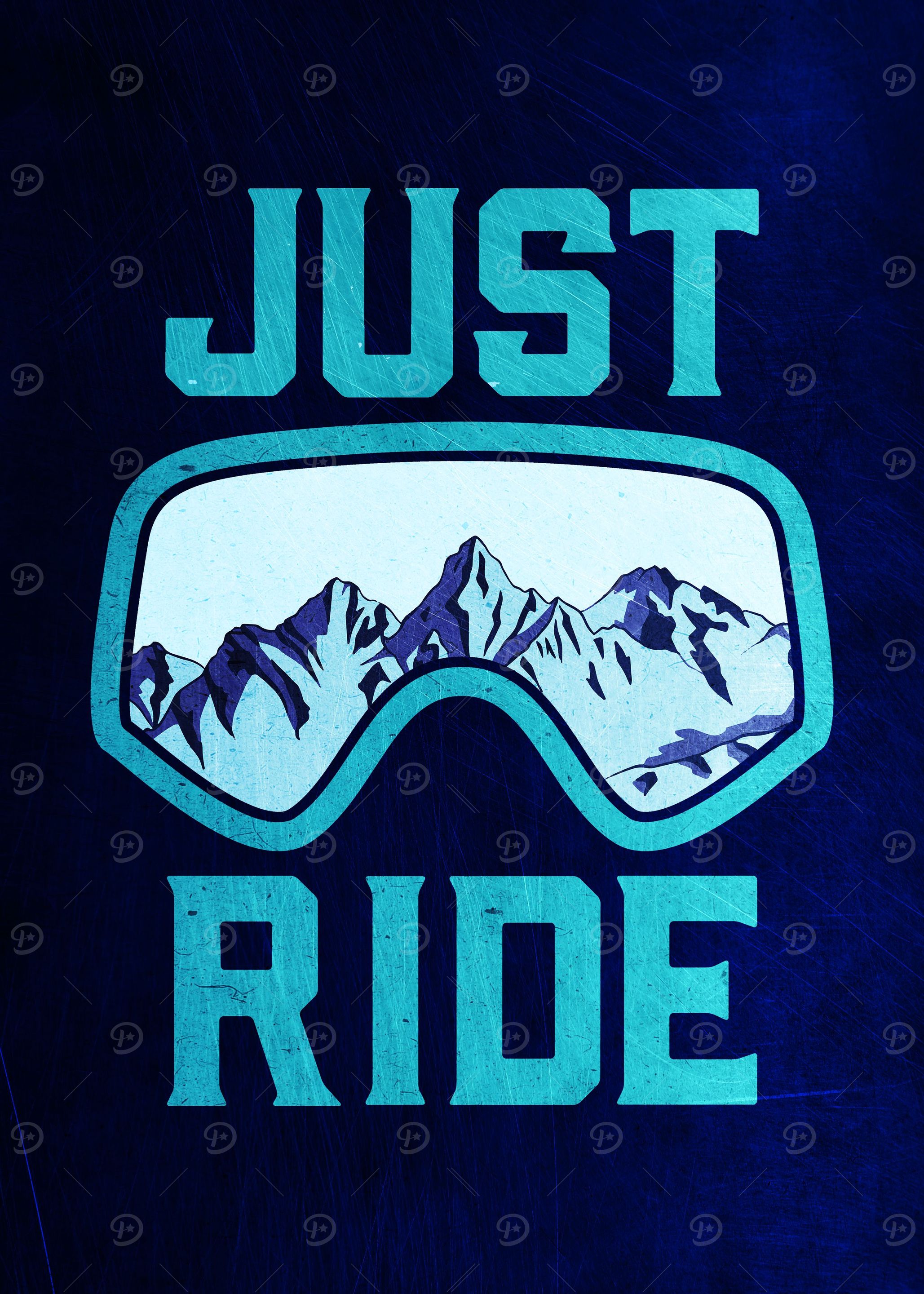 Snowboarder Just Ride