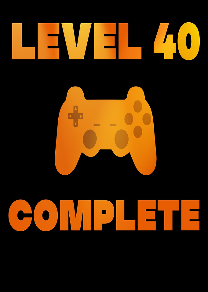 40th birthday gaming