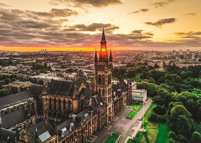 Glasgow Uni Sunrise