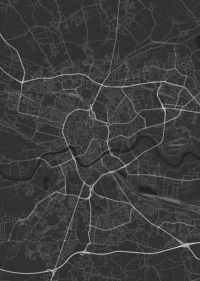 Krakow Poland Map