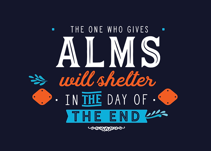 The one who gives ALMS