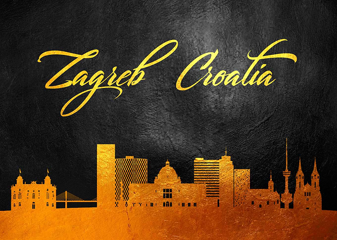 Zagreb Croatia Skyline