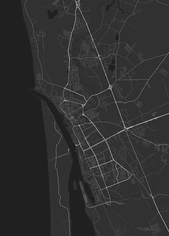 Klaipeda Lithuania Map