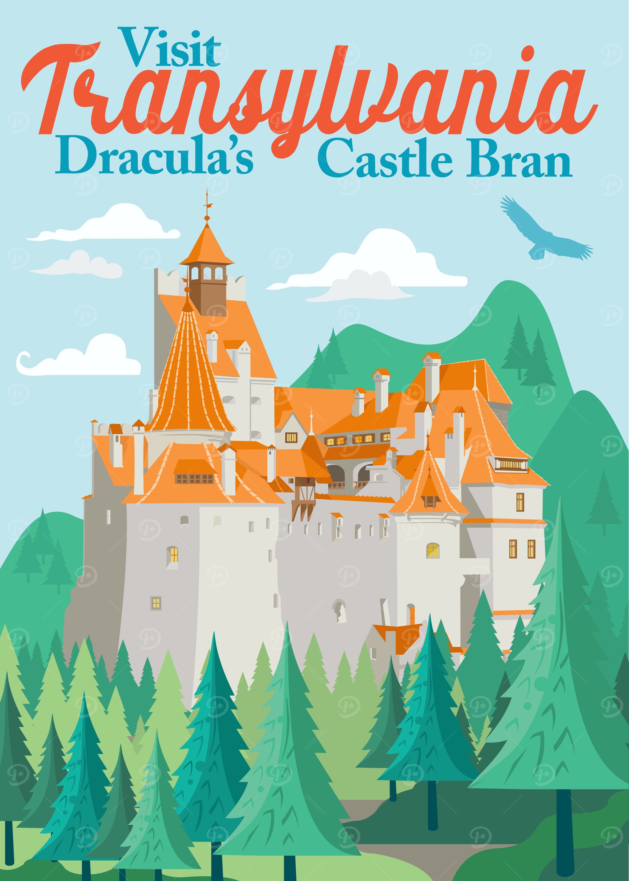Travel Poster Transylvania