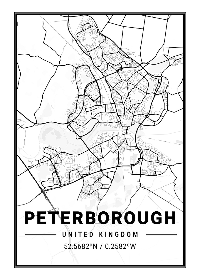 Peterborough Light Map